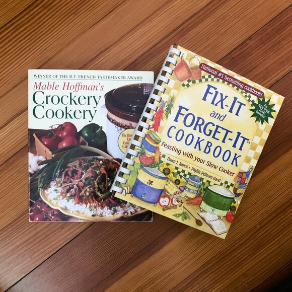 Crockpot,  Slow Cooker, Cookbooks - Set of Two - Picture 1 of 14